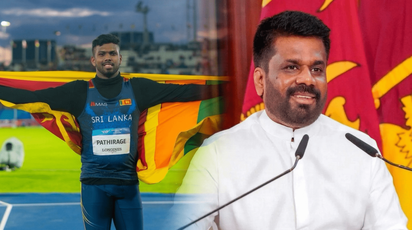 தங்கப் பதக்கம் வென்ற ருமேஷ் தரங்கவிற்கு வாழ்த்துக் கூறிய ஜனாதிபதி