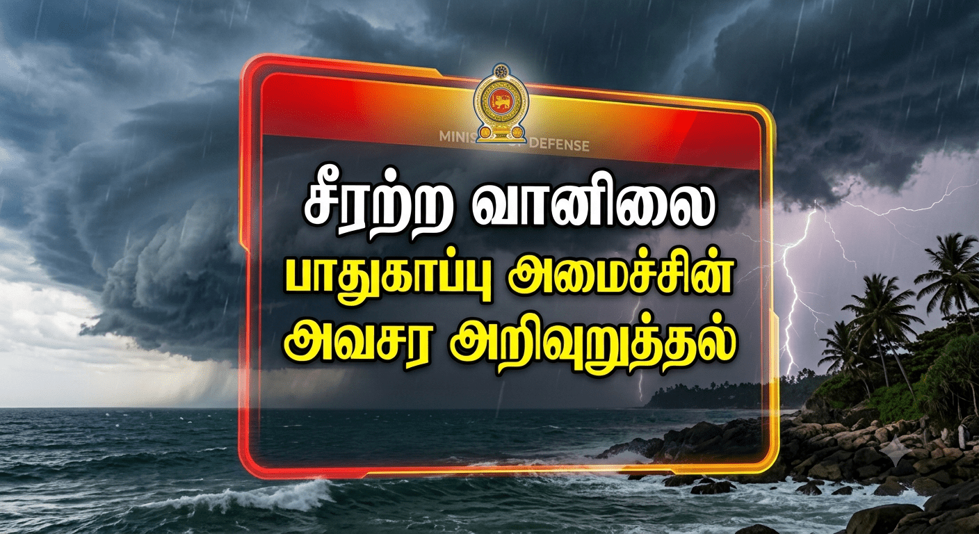 பாதுகாப்பு அமைச்சின் அவசர அறிவுறுத்தல்