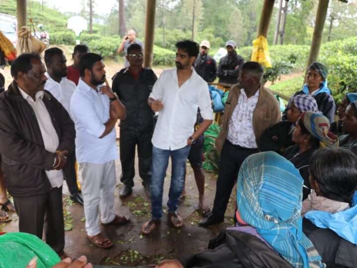 கொட்டகலையில் அனர்த்தத்தால் பாதிக்கப்பட்ட மக்களை சந்தித்த ஜீவன் தொண்டமான்!
