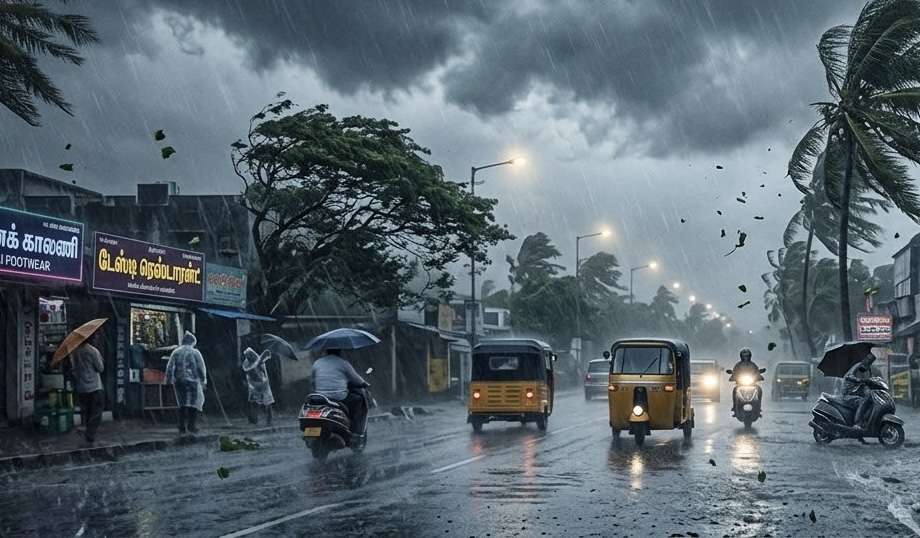 பல பகுதிகளில் மழை மற்றும் பலத்த காற்றுக்கு வாய்ப்பு!