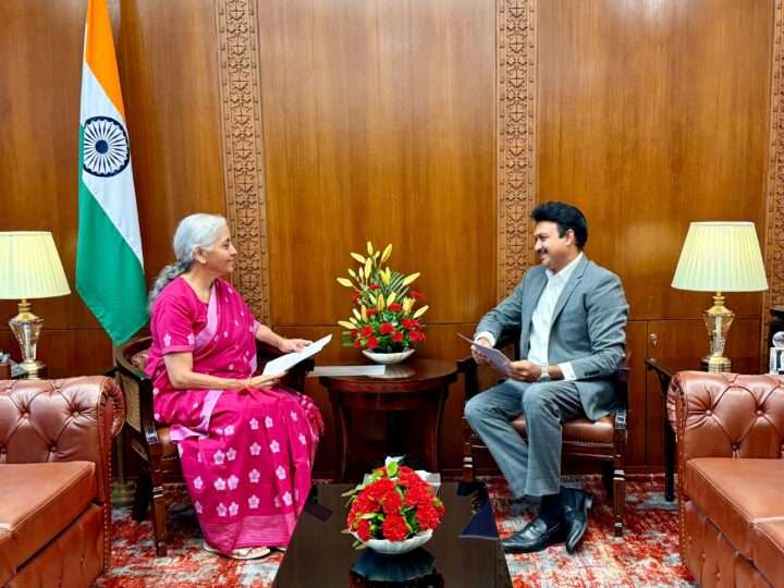 இந்திய நிதியமைச்சருக்கும் இ.தொ.கா. தலைவர் செந்தில் தொண்டமானுக்கும் இடையில் சந்திப்பு!