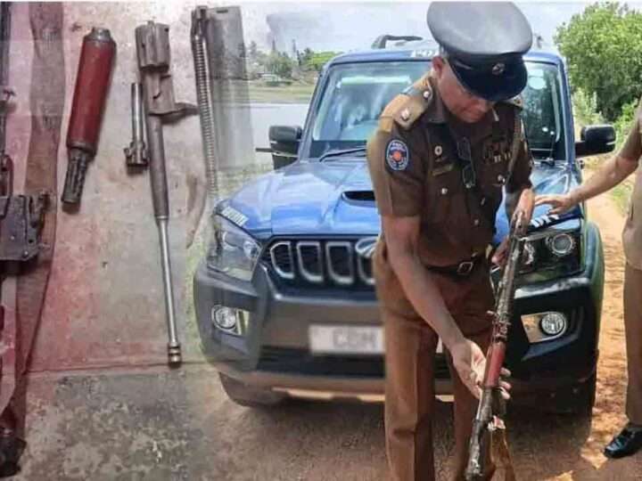 ஏரியில் மறைத்து வைக்கப்பட்டிருந்த துப்பாக்கி, தோட்டாக்கூடுகள் கண்டுபிடிப்பு