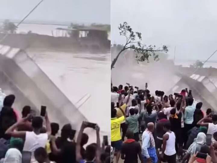 வெள்ளத்தில் மூழ்கிய 100 ஆண்டுகள் பழமையான துர்கை கோயில்!