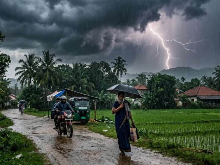 இடியுன் கூடிய மழை பெய்யும் சாத்தியம்