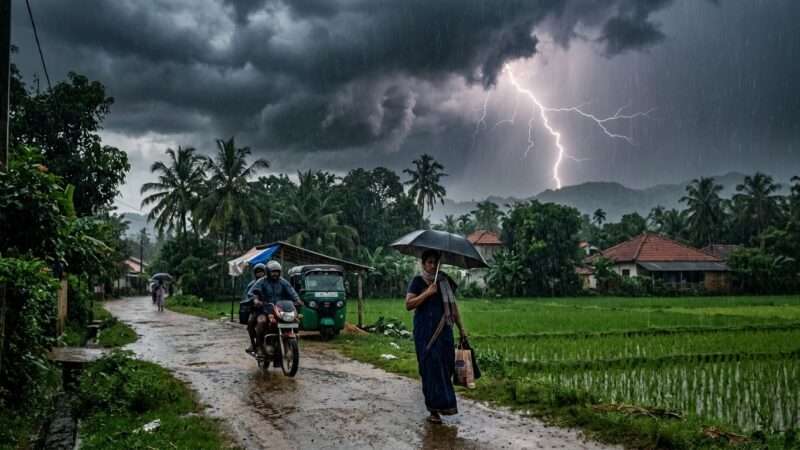 இடியுன் கூடிய மழை பெய்யும் சாத்தியம்