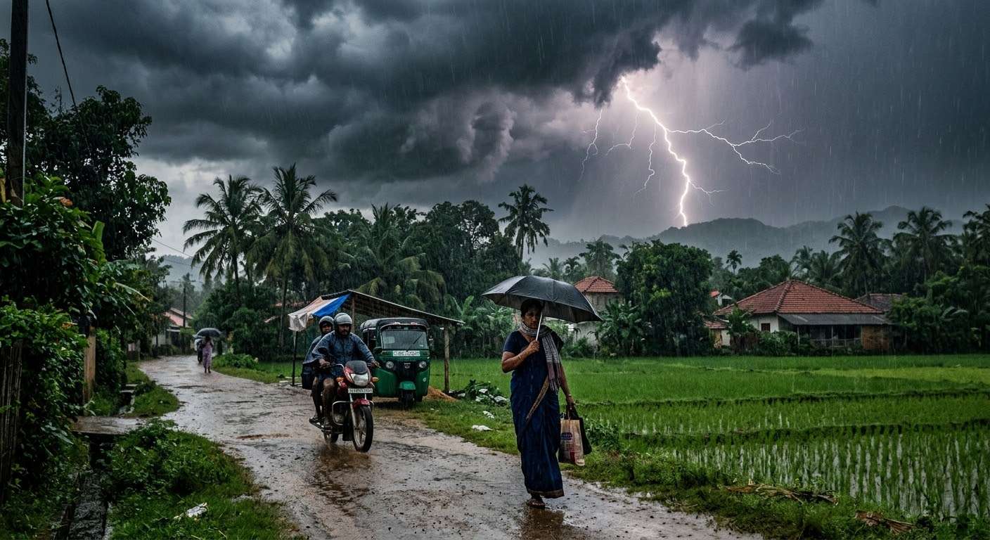 இடியுன் கூடிய மழை பெய்யும் சாத்தியம்