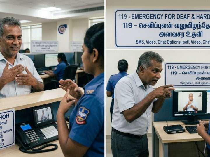 செவிப்புலன் வலுவிழந்த சமூகத்தினர் 119 அழைப்பதற்கு புதிய முறை
