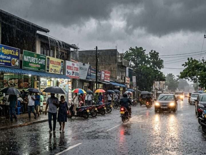 இன்றும் பிற்பகல் வேளையில் பலத்த மழை