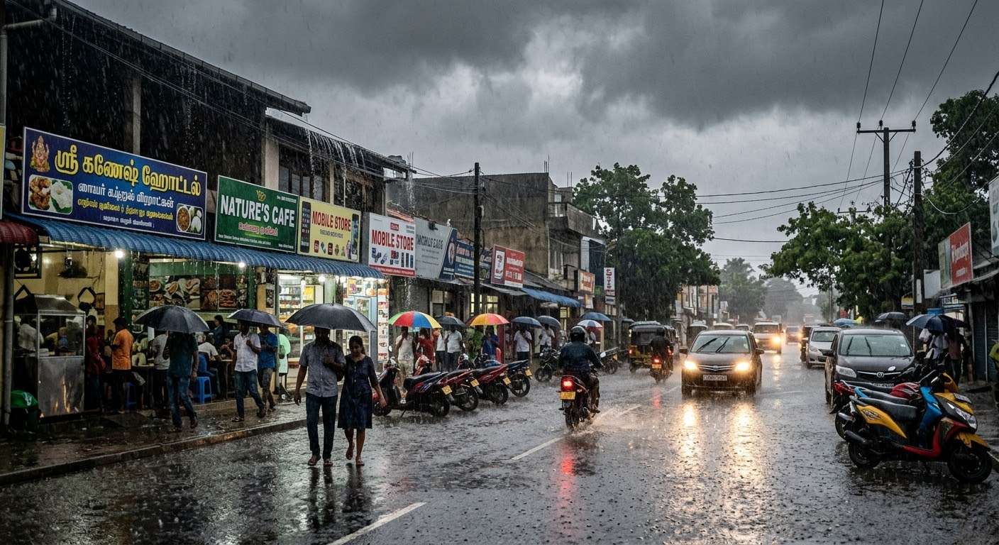 இன்றும் பிற்பகல் வேளையில் பலத்த மழை