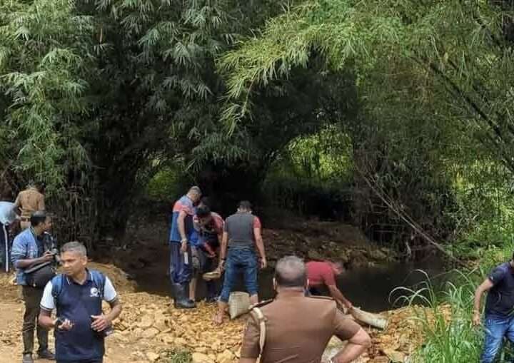 நோர்வூட்டில் பாரியளவான சட்டவிரோத மாணிக்கக்கல் அகழ்விடம் முற்றுகை
