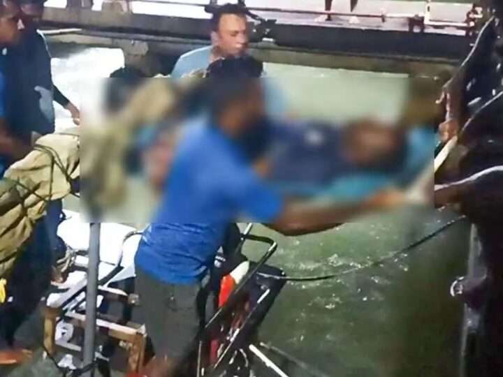 கொழும்பு துறைமுகத்திற்கு அருகில் கடலில் வீழ்ந்த மாலுமி