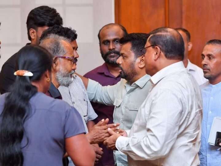 அனோஜனின் குடும்பத்தினரை சந்தித்த ஜனாதிபதி
