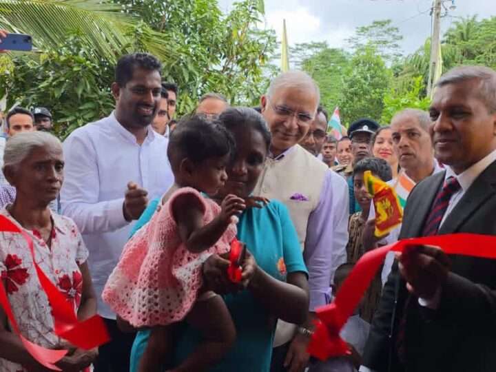 இந்திய உதவியுடன் காலியில் 24 குடும்பங்களுக்கு புதிய வீடுகள்!