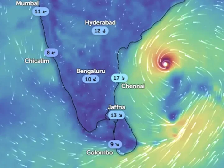 வங்கக்கடலில் நிலைகொண்டுள்ள காற்றழுத்த தாழ்வு மண்டலம் – இன்றும் பலத்த மழைக்கு வாய்ப்பு