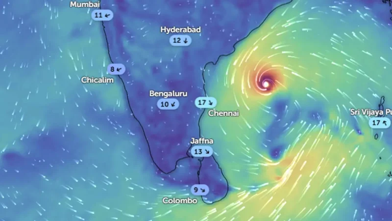 வங்கக்கடலில் நிலைகொண்டுள்ள காற்றழுத்த தாழ்வு மண்டலம் – இன்றும் பலத்த மழைக்கு வாய்ப்பு